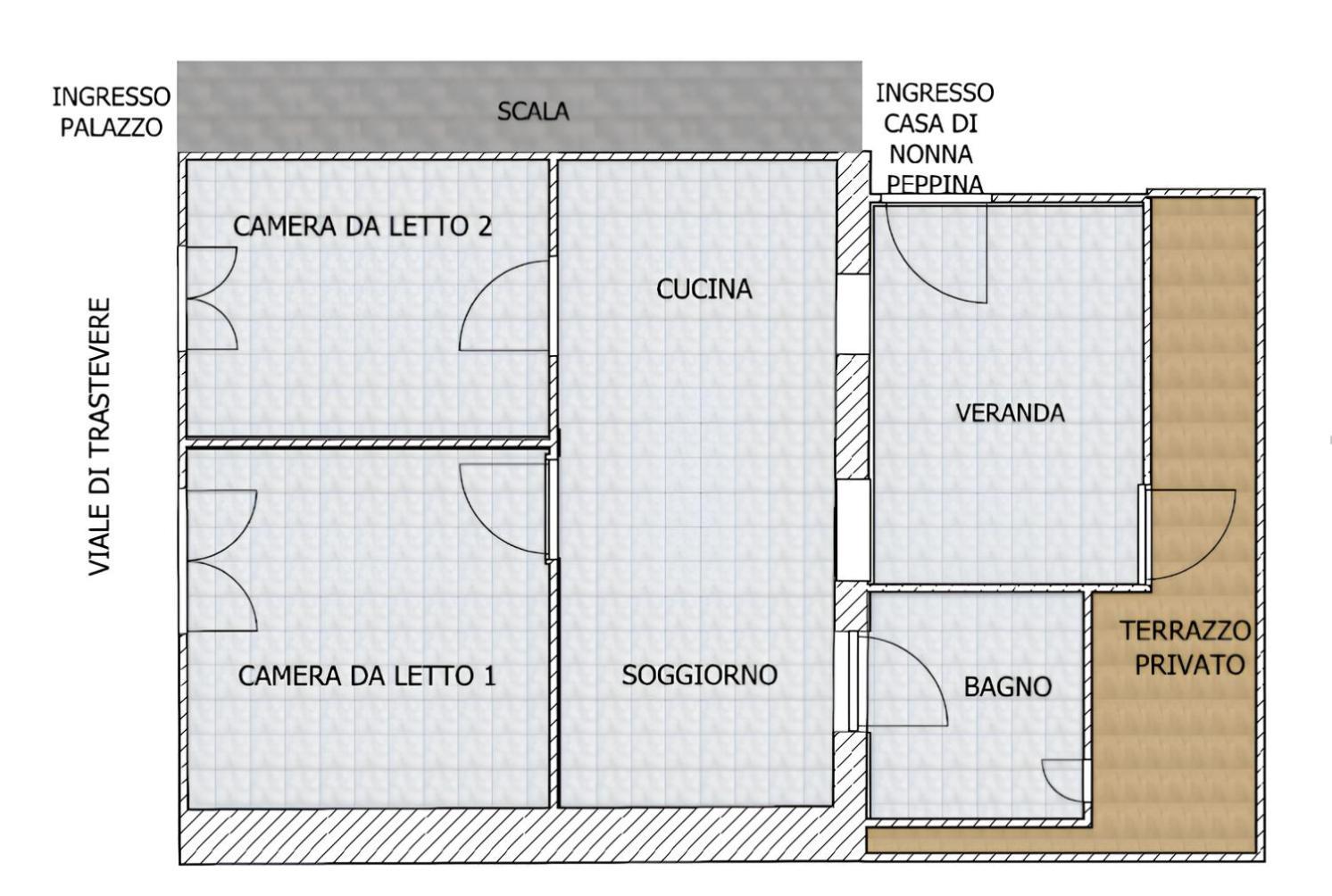 La Casa Di Nonna Peppina A Trastevere 罗马 外观 照片